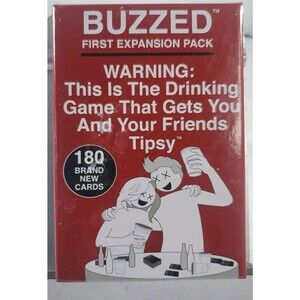 Buzzed - First Expansion Pack - 180 Brand New‎ Cards - Brand New Open Box